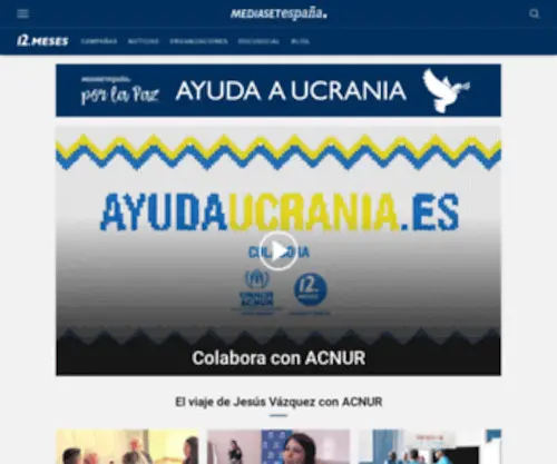 12Meses.es(12 Meses: Proyecto social de Mediaset España) Screenshot