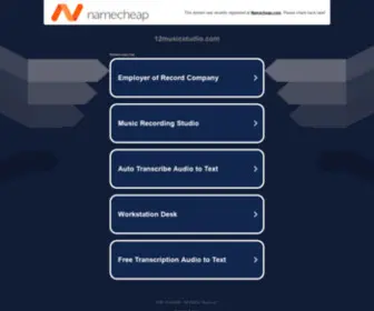 12Musicstudio.com(12 Musicstudio) Screenshot