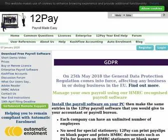 12Pay.co.uk(Payroll Software) Screenshot