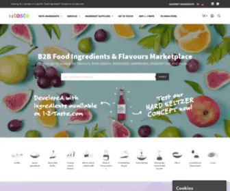 12Taste.com(The B2B Food and Taste Ingredients Marketplace) Screenshot