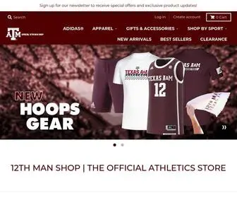 12Thmanshop.com(12th Man Shop) Screenshot