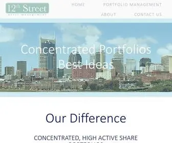 12THStreetasset.com(12th Street Asset Management) Screenshot