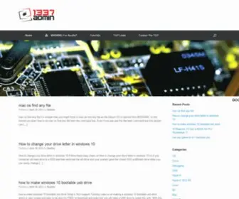1337Admin.org(WordPress) Screenshot