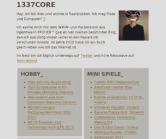 1337Core.de("Wie werde ich Hacker) Screenshot