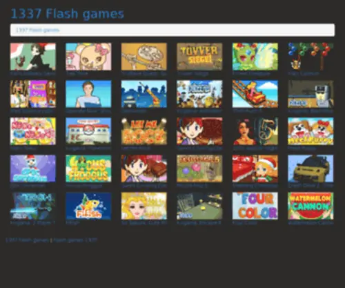 1337Flashgames.net(1337 flash games) Screenshot