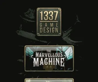 1337Gamedesign.com(1337 Game Design) Screenshot