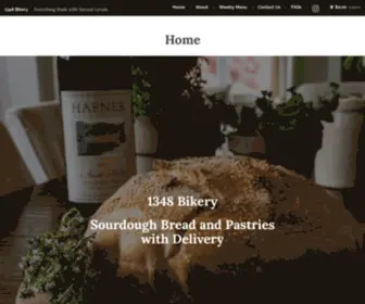 1348Bikery.com(Everything Made with Natural Levain) Screenshot