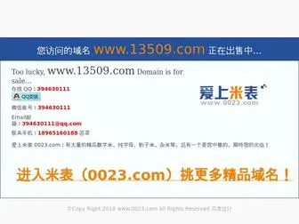 13509.com(域名) Screenshot