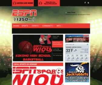 1350Amwiou.com(ESPN Sports 1350 AM WIOU) Screenshot