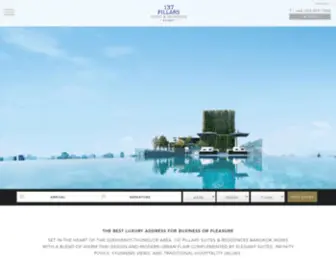 137Pillarsbangkok.com(Discover the superior services at one of the best luxury 5 star hotels in Bangkok) Screenshot