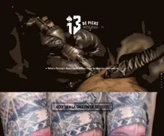 13Depicas.com(Estudio de tatuajes en Jaca (Huesca) TATTOO) Screenshot