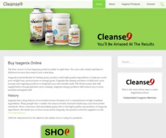 13IN13.net(The best source to buy Isagenix online) Screenshot