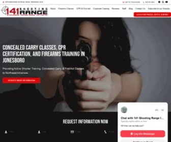 141Shootingrange.com(Jonesboro Concealed Carry Classes) Screenshot