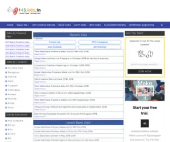 143Jobs.in(2017 Fresher Jobs) Screenshot