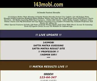 143Mobi.com(SattaMatka123) Screenshot