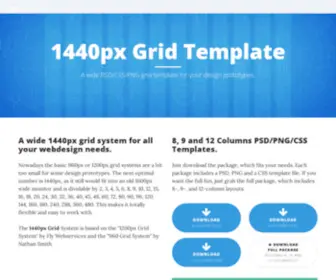 1440PX.com(1440px Grid System) Screenshot