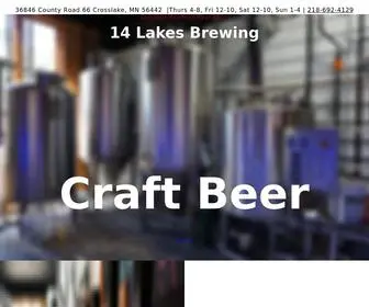 14Lakes.com(14 Lakes Brewery) Screenshot