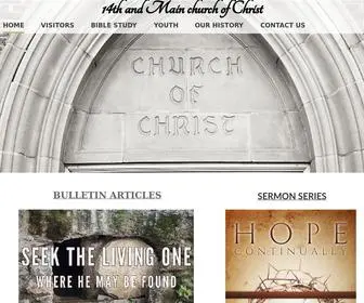 14Thandmainchurchofchrist.com(14th and Main church of Christ) Screenshot