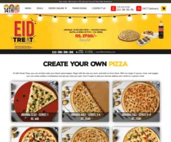 14THStreetpizza.com(14th Street Pizza) Screenshot