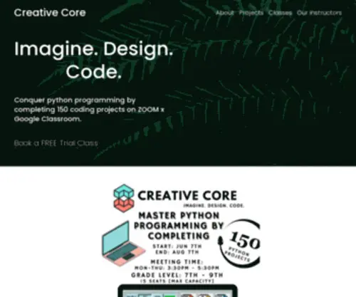 150PYthon.org(Creative Core) Screenshot