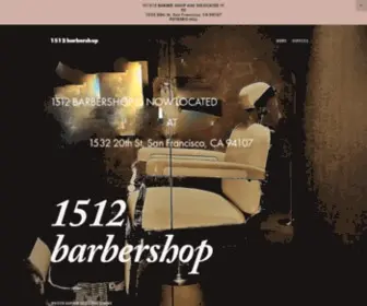 1512Barbershop.com(1512 barbershop) Screenshot