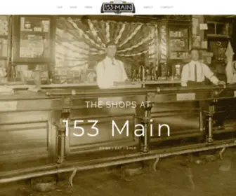 153Mainboerne.com(The Shops at 153 Main in Boerne Texas) Screenshot