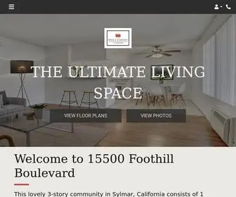 15500Foothill.com(15500 Foothill Boulevard) Screenshot