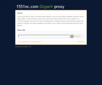 1551NC.com(Glype®) Screenshot