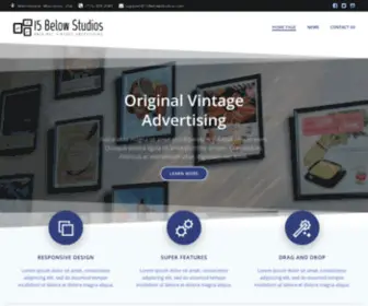 15Belowstudios.com(15 Below Studios) Screenshot