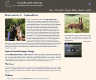 15Handscounseling.com(Equine-Facilitated Learning & Therapy) Screenshot