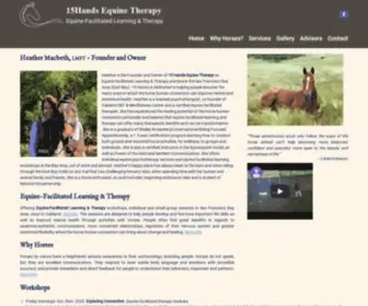 15Handsequinetherapy.com(Equine-Facilitated Learning & Therapy) Screenshot