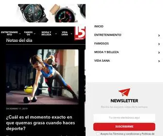 15Minutos.pe(Revista 15 Minutos Perú) Screenshot