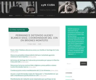 15Ncuba.eu(15N CUBA) Screenshot