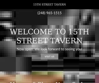 15THStreettavern.com(Restaurants, Bar and Grill) Screenshot