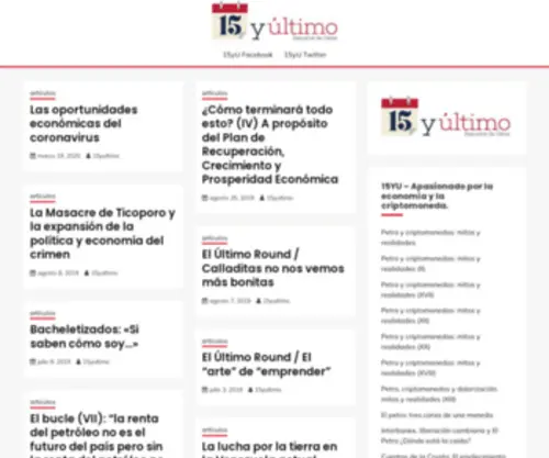 15Yultimo.com(15 Yultimo) Screenshot