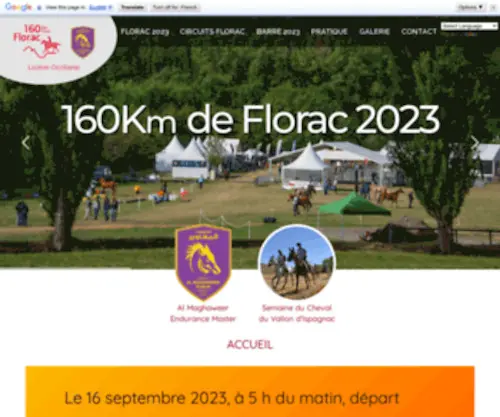 160Florac.com(160 Km de Florac) Screenshot