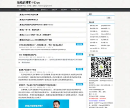 163CS.com(老蛇的博客) Screenshot