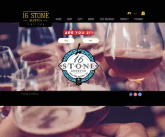 16Stonebrewpub.com(16 Stone Brewpub) Screenshot