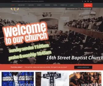 16THStreetbaptist.org(16th Street Baptist Church) Screenshot