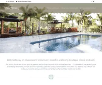 1770Getaway.com.au(Accommodation and Cafe in Agnes Water & 1770) Screenshot