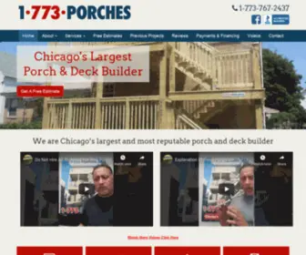 1773Porches.com(Porch & Deck Builder Chicago) Screenshot