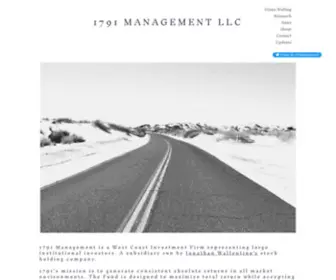 1791Management.com(1791 Management) Screenshot