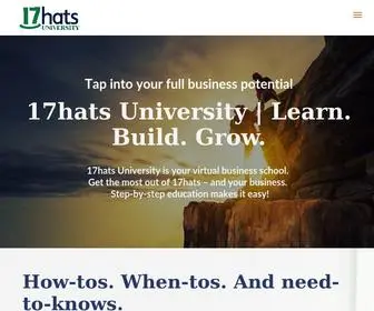 17Hatsuniversity.com(17hats University) Screenshot