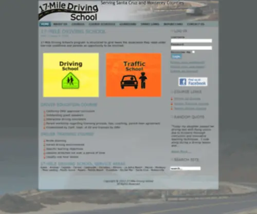 17Miledrivingschool.com(Be Safe Out There) Screenshot