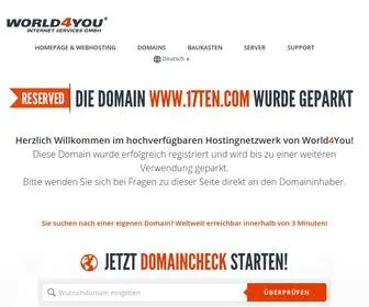 17Ten.com(Diese Domain wurde geparkt) Screenshot