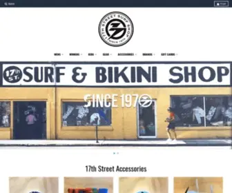 17THST.com(17th Street Surf Shop) Screenshot