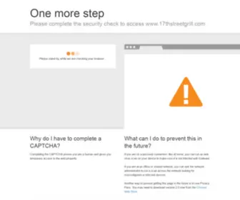17THStreetgrill.com(17 THStreetgrill) Screenshot