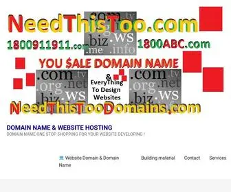 1800911911.com(Domain Names Search & TurnKey Business WWW..COM) Screenshot