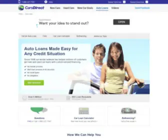 1800Autoyes.com(Auto Loans) Screenshot