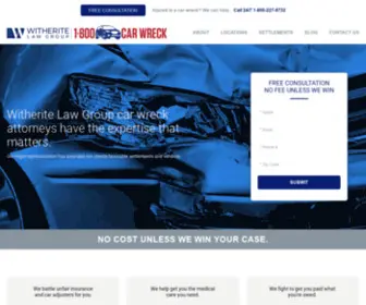 1800Carwreck.tv(Fort Worth Auto Accident Lawyers) Screenshot